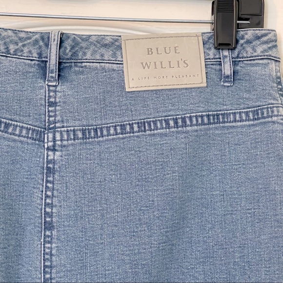 Blue Willi’s Blue Jean Maxi Skirt with Front Panel, Size EU 38 - Picture 6 of 11
